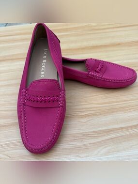 Jack Rogers Pink Women's Dolce Driver Loafer Flats Women’s Size 7